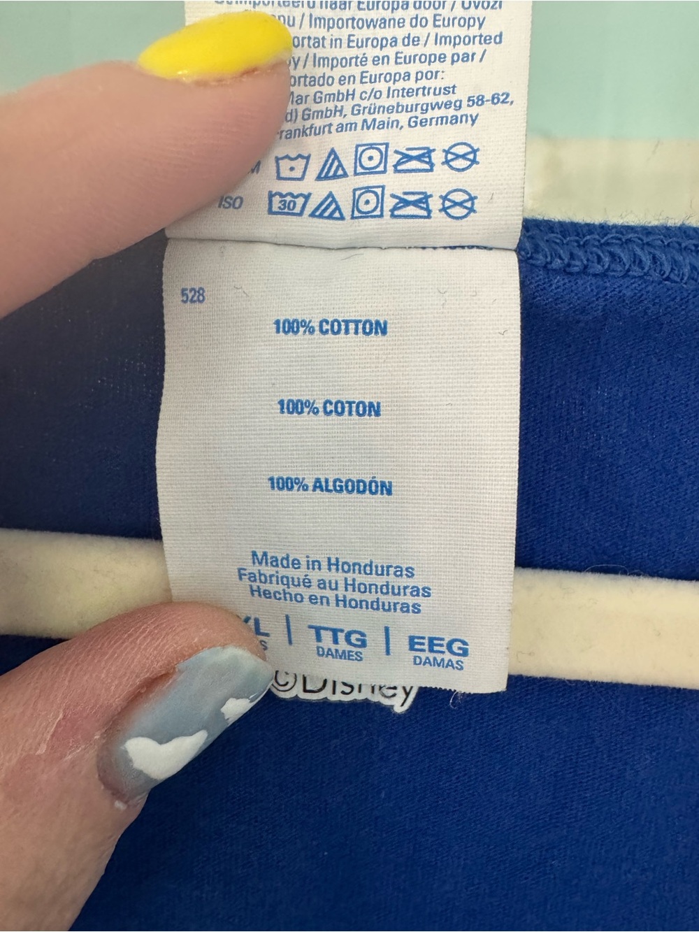 Royal Blue Tank with Winnie the Pooh graphic - Picture 5 of 5